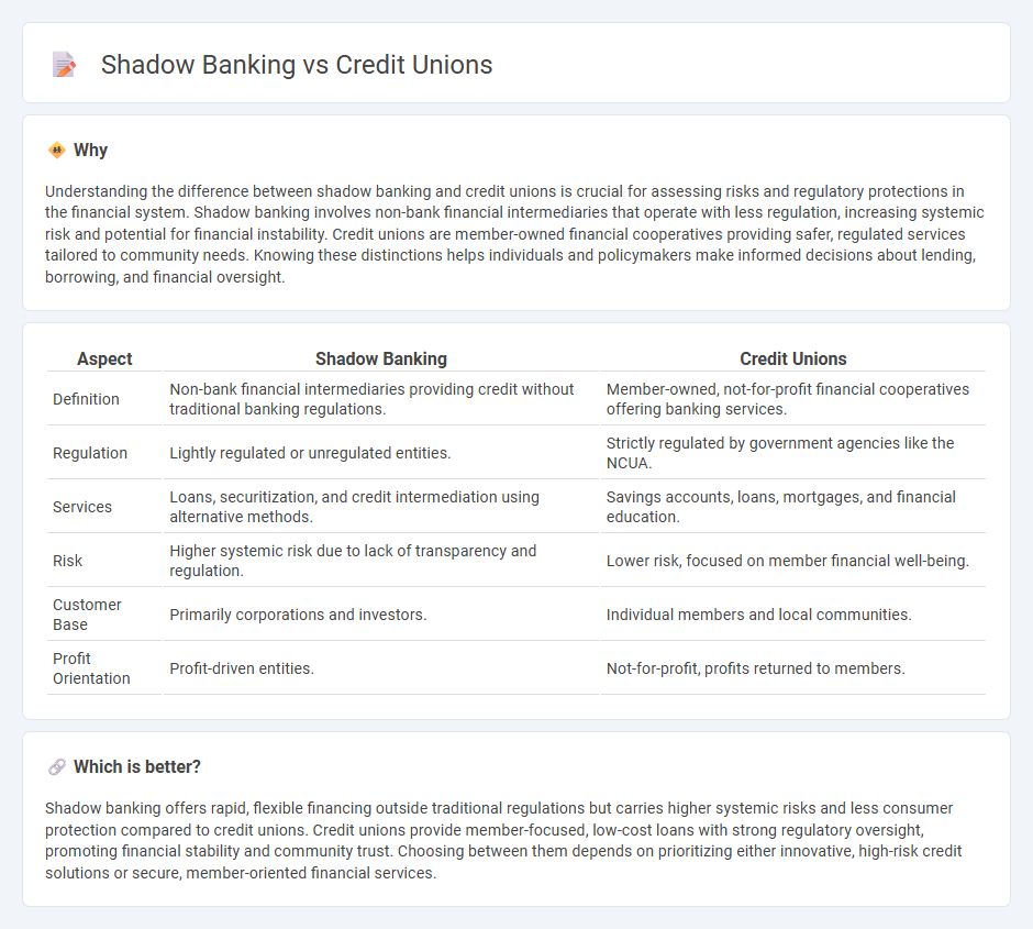 Shadow Banking vs Credit Unions in Finance