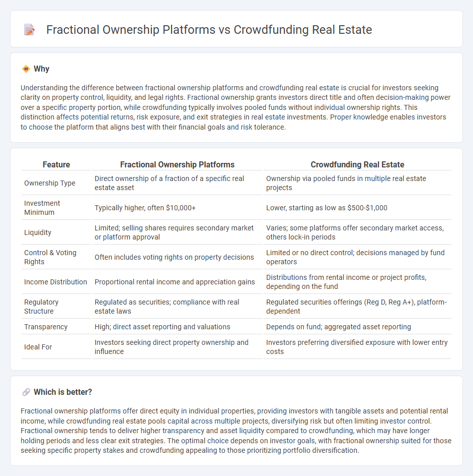 Fractional Ownership Platforms vs Crowdfunding Real Estate in Real Estate