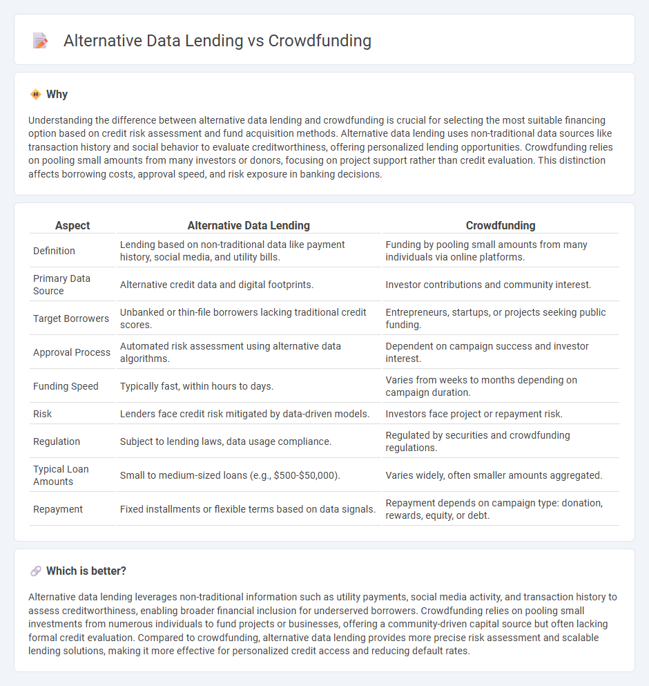 Alternative Data Lending vs Crowdfunding in Banking