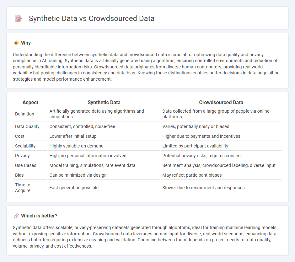 Synthetic Data vs Crowdsourced Data in Technology