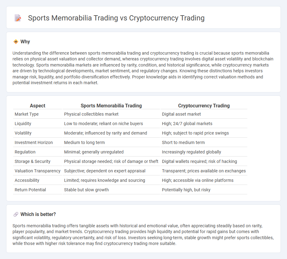 Sports Memorabilia Trading vs Cryptocurrency Trading in Investment