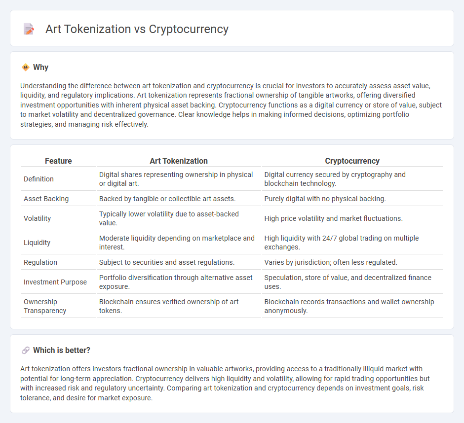 Art Tokenization vs Cryptocurrency in Investment