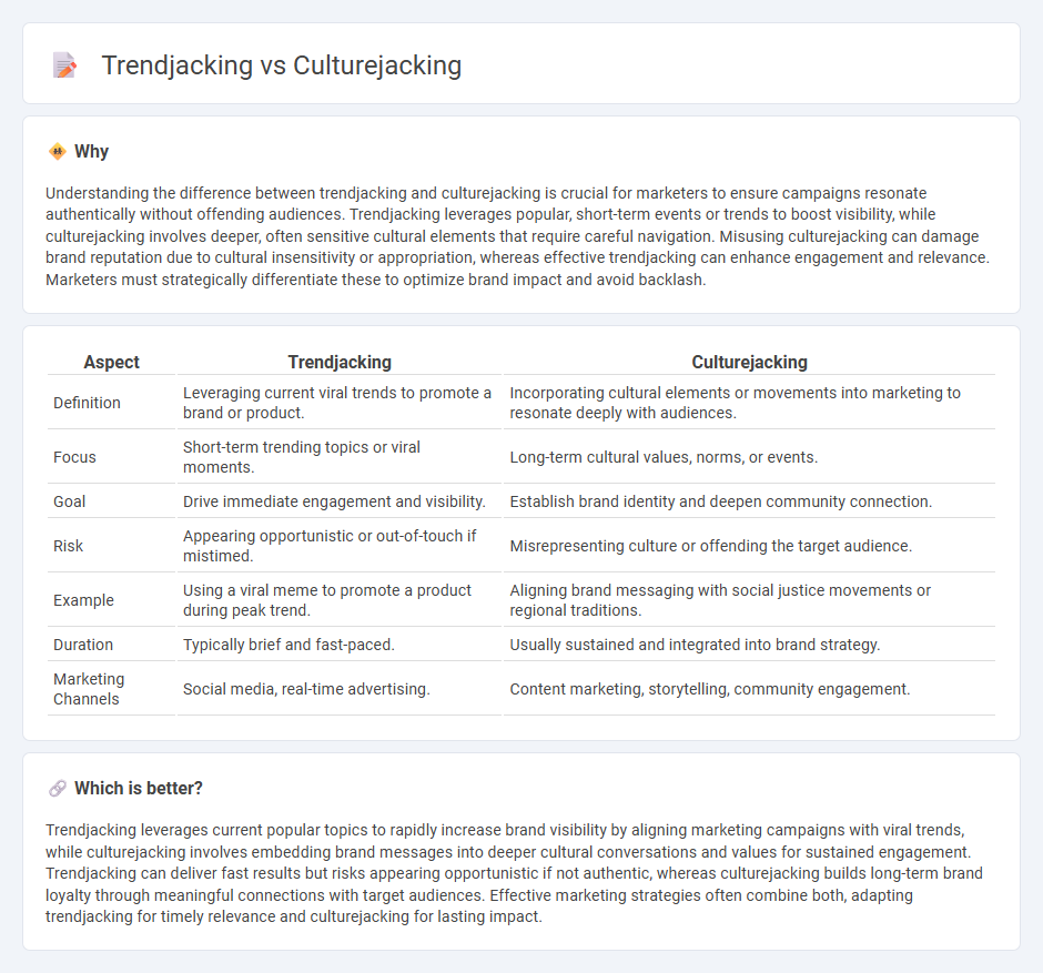 Trendjacking vs Culturejacking in Marketing