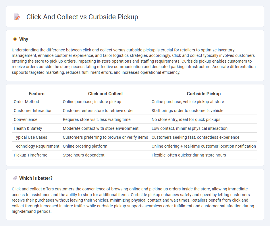 Click And Collect vs Curbside Pickup in Retail