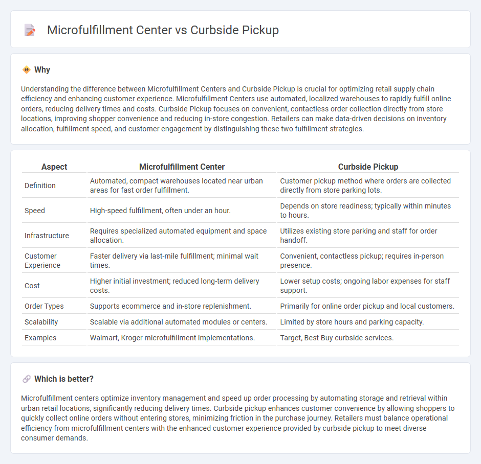 Microfulfillment Center vs Curbside Pickup in Retail