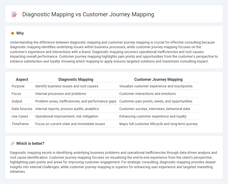 Diagnostic Mapping vs Customer Journey Mapping in Consulting