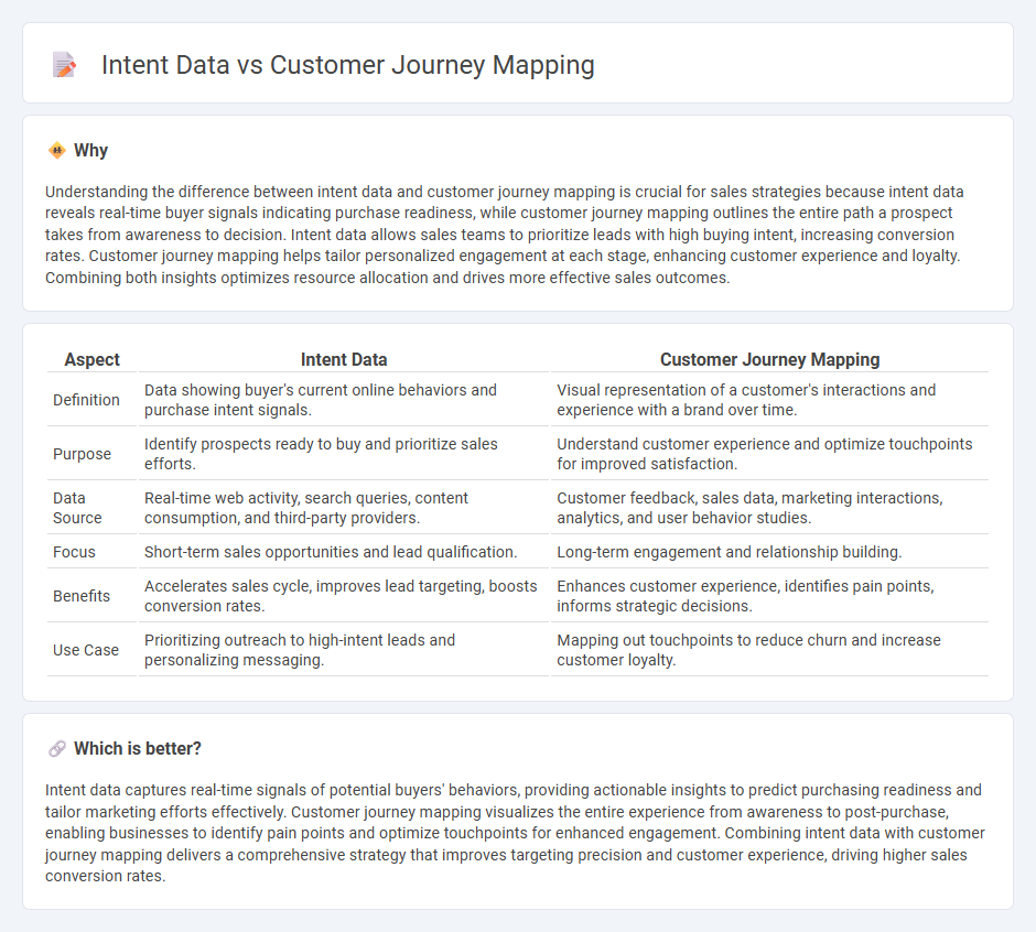 Intent Data vs Customer Journey Mapping in Sales