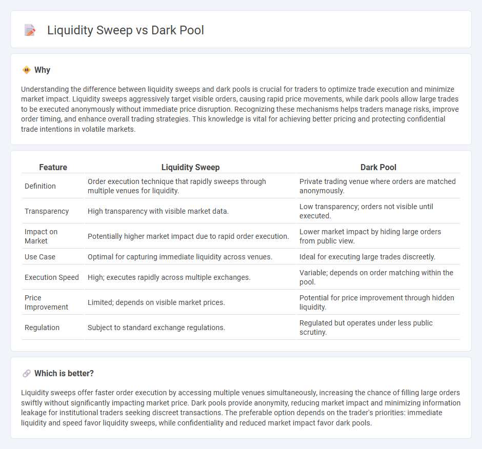 Liquidity Sweep vs Dark Pool in Trading
