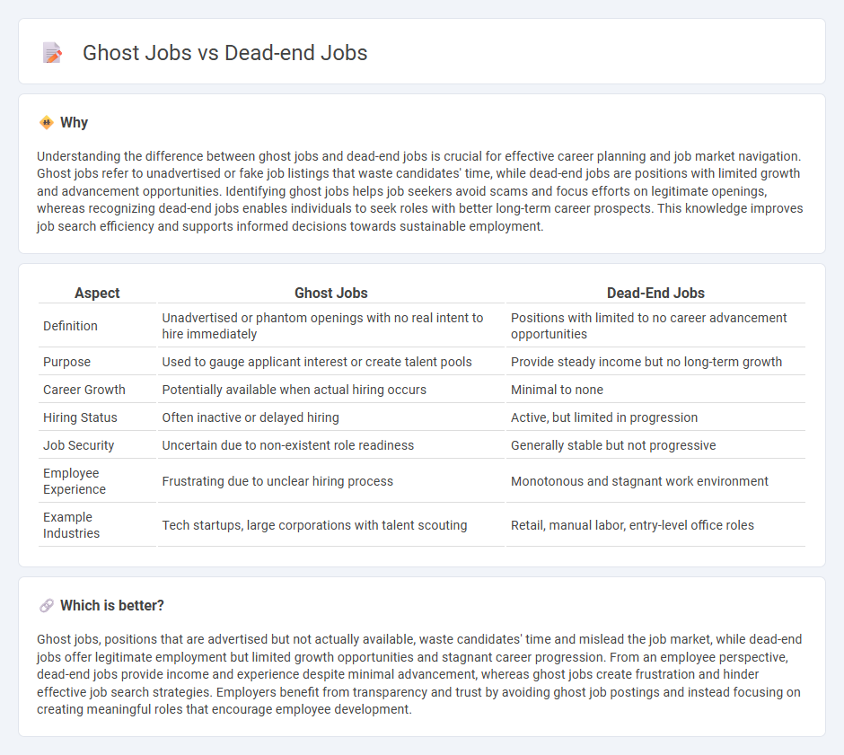 Ghost Jobs vs Dead-End Jobs in Employment