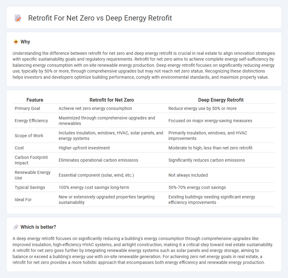 Retrofit For Net Zero vs Deep Energy Retrofit in Real Estate