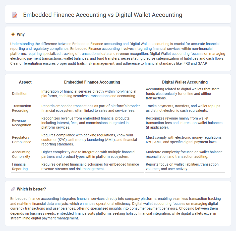Embedded Finance Accounting vs Digital Wallet Accounting in Accounting