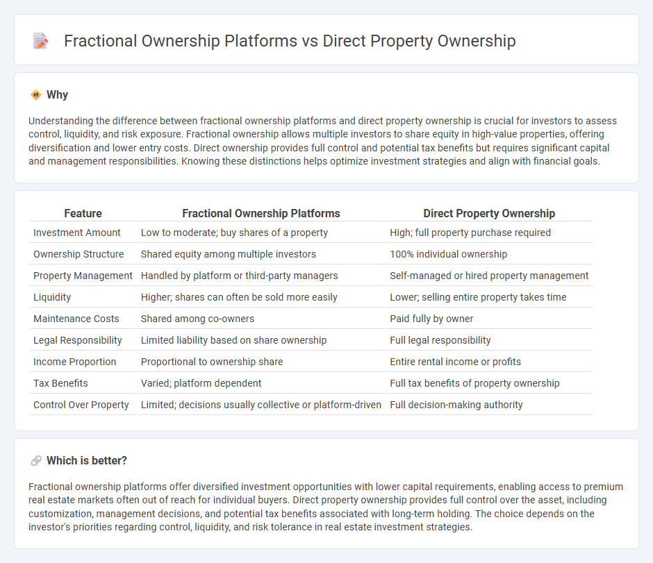 Fractional Ownership Platforms vs Direct Property Ownership in Real Estate