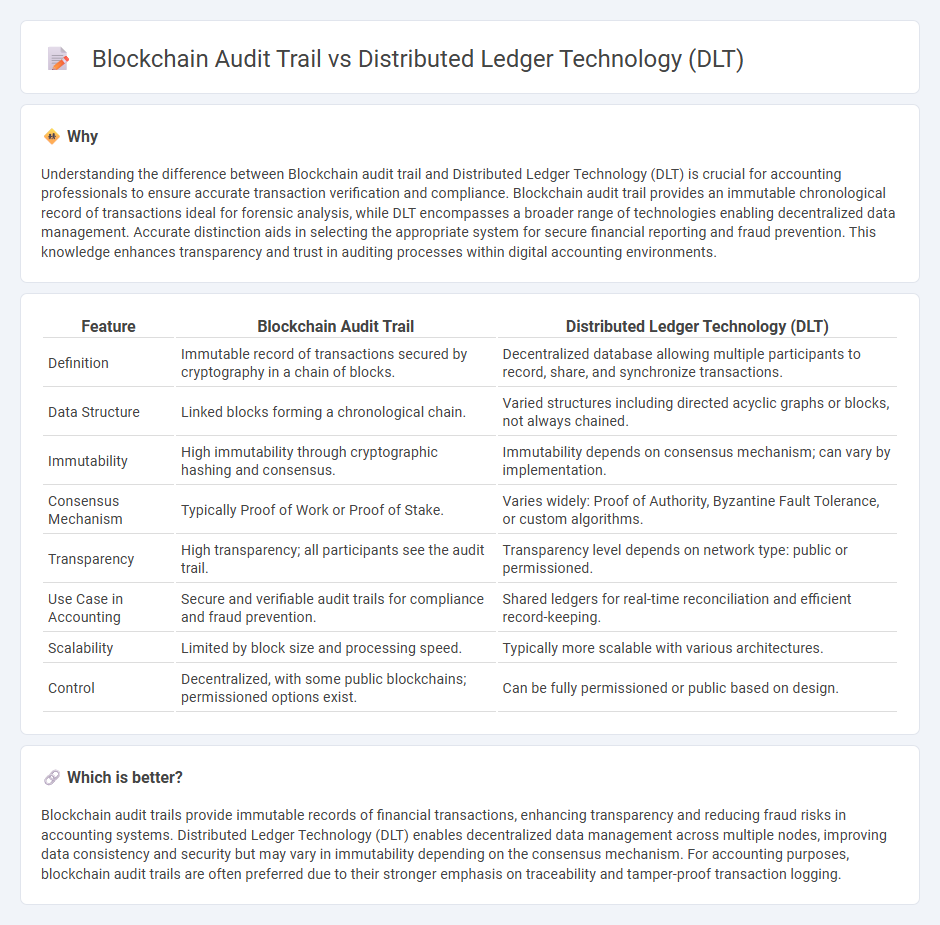 Blockchain Audit Trail vs Distributed Ledger Technology (Dlt) in Accounting