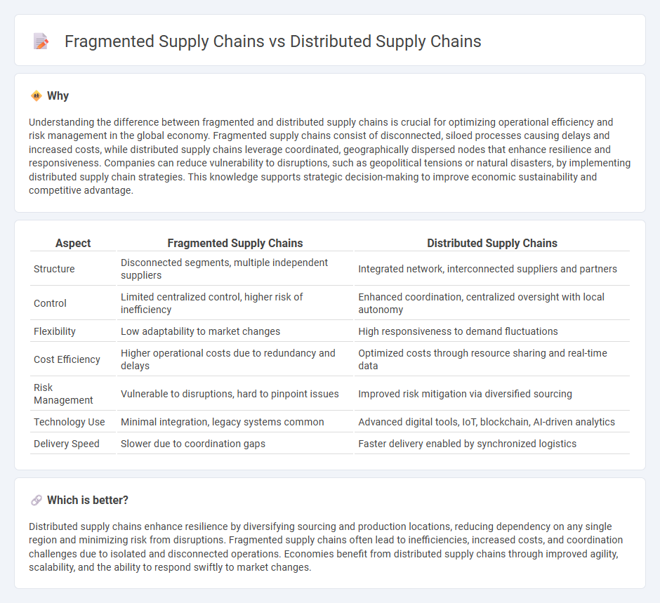 Fragmented Supply Chains vs Distributed Supply Chains in Economy