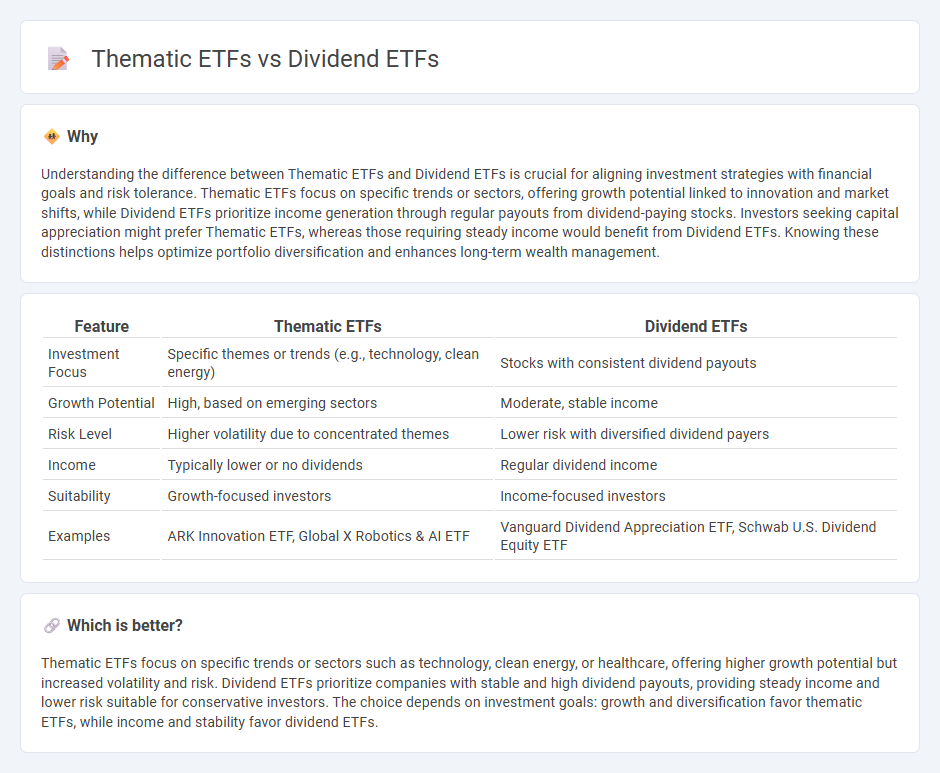 Thematic Etfs vs Dividend Etfs in Finance