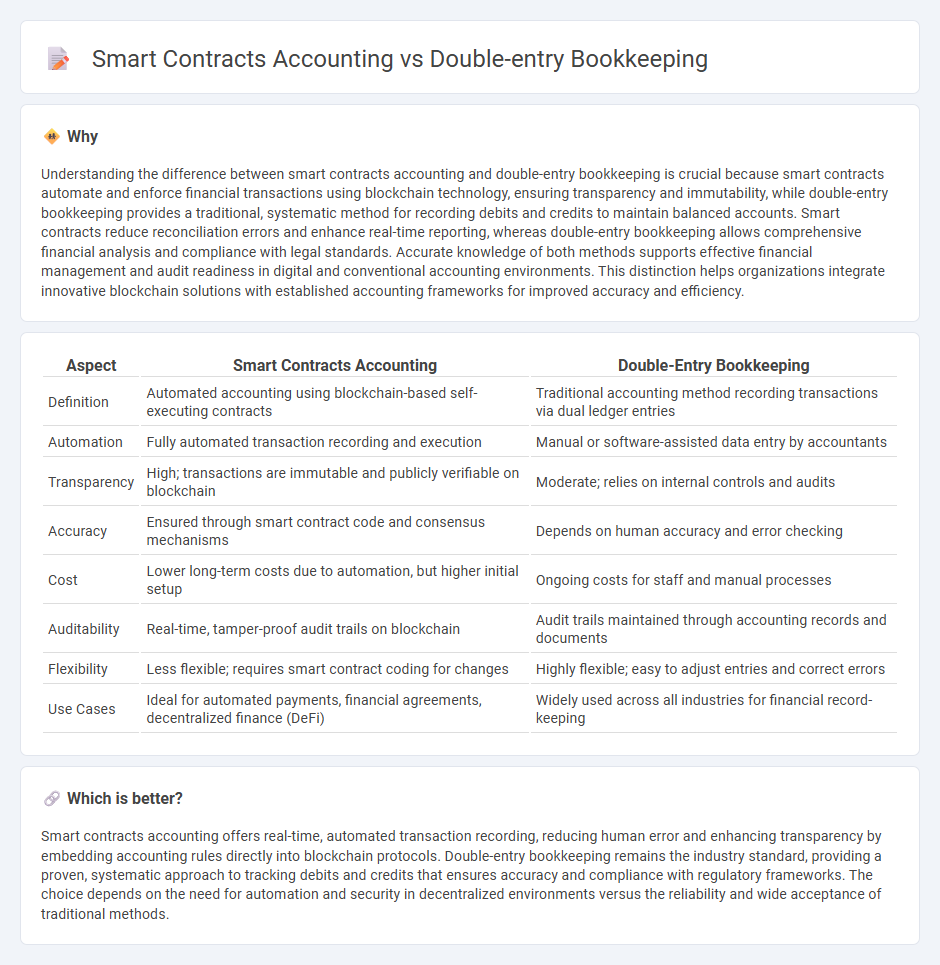Smart Contracts Accounting vs Double-Entry Bookkeeping in Accounting