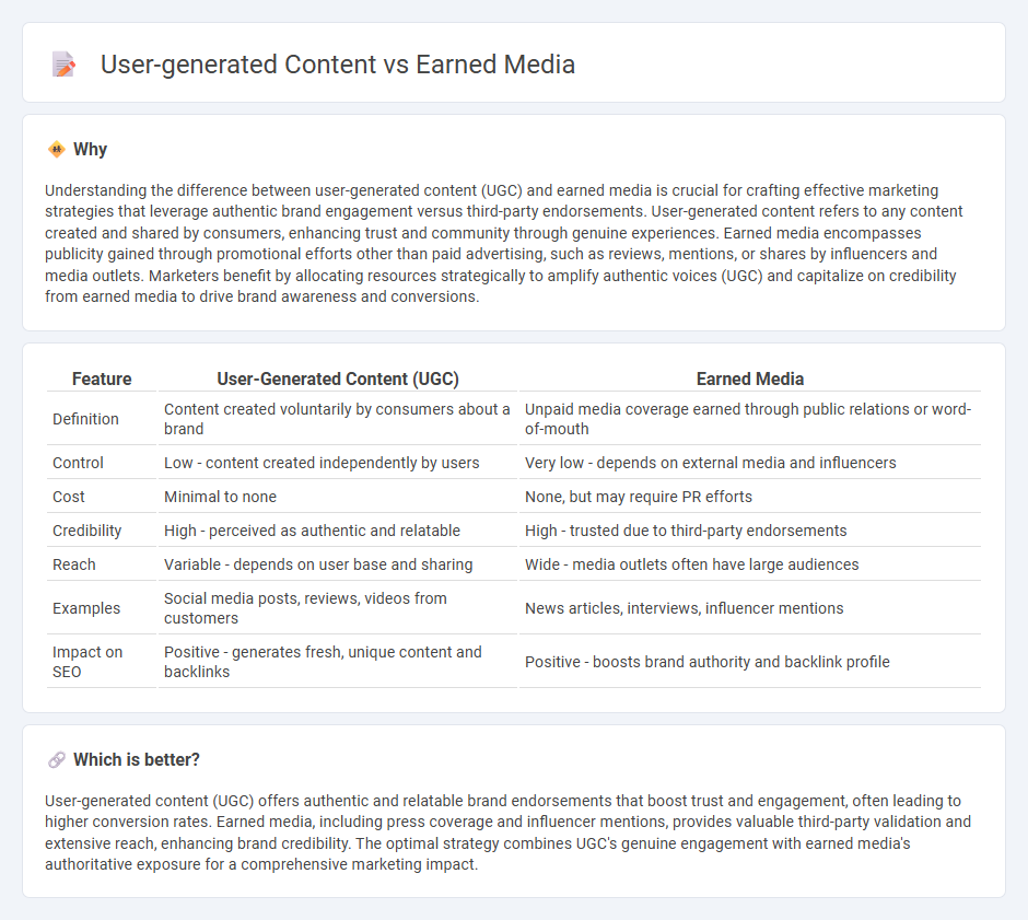 User-Generated Content vs Earned Media in Marketing