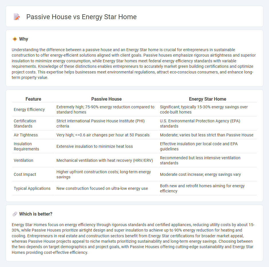 Passive House vs Energy Star Home in Entrepreneurship