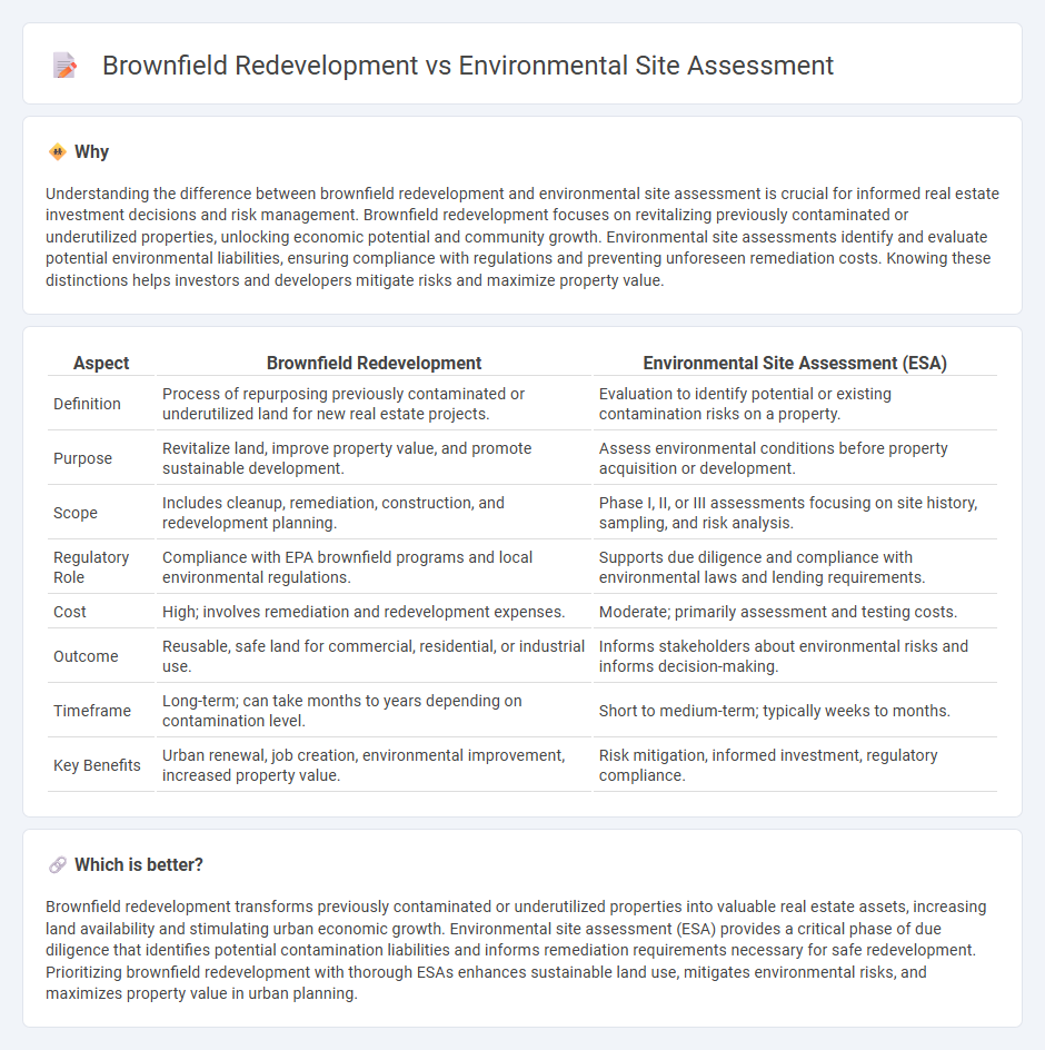 Brownfield Redevelopment vs Environmental Site Assessment in Real Estate