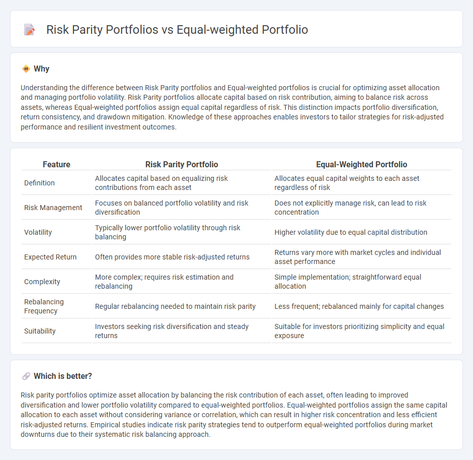 Risk Parity Portfolios vs Equal-Weighted Portfolio in Finance