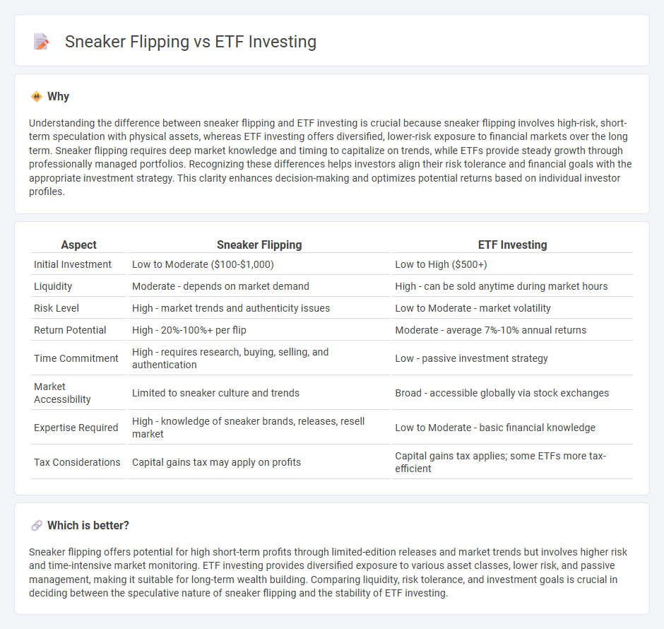 Sneaker Flipping vs Etf Investing in Investment