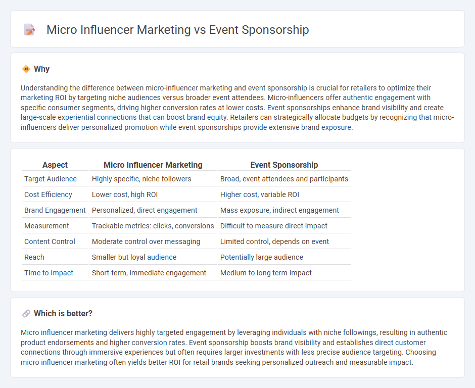 Micro Influencer Marketing vs Event Sponsorship in Retail