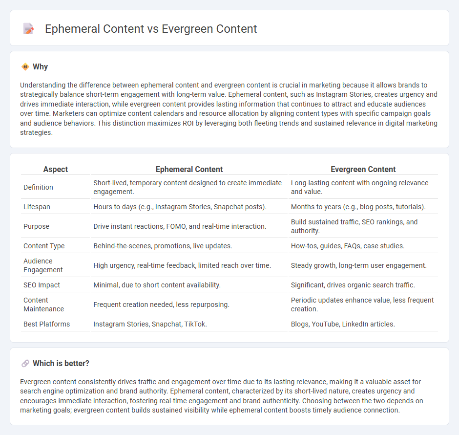 Ephemeral Content vs Evergreen Content in Marketing
