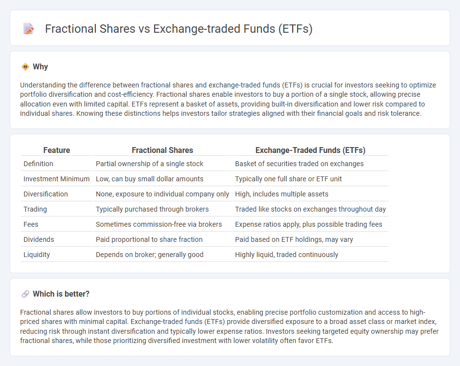 Fractional Shares vs Exchange-Traded Funds (Etfs) in Finance