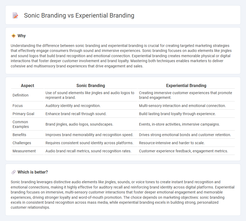 Sonic Branding vs Experiential Branding in Marketing
