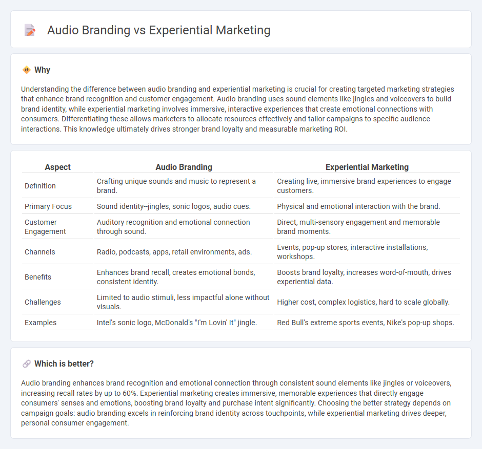 Audio Branding vs Experiential Marketing in Marketing