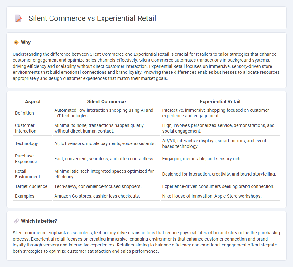 Silent Commerce vs Experiential Retail in Retail