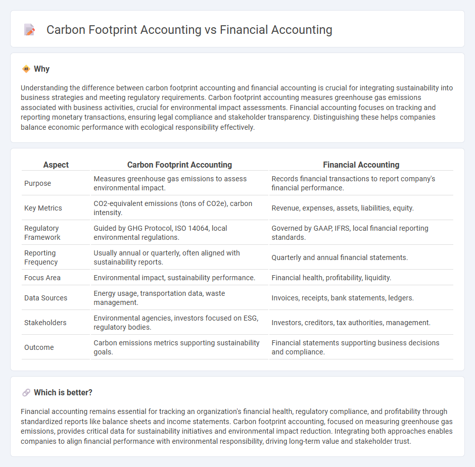 Carbon Footprint Accounting vs Financial Accounting in Accounting