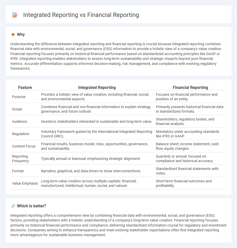 Integrated Reporting vs Financial Reporting in Accounting