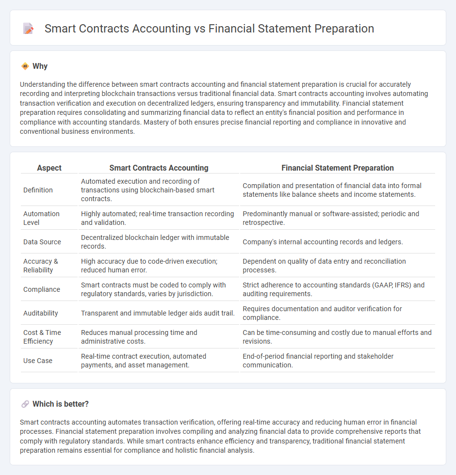 Smart Contracts Accounting vs Financial Statement Preparation in Accounting