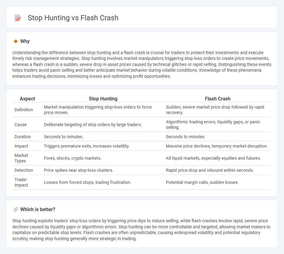 Stop Hunting vs Flash Crash in Trading