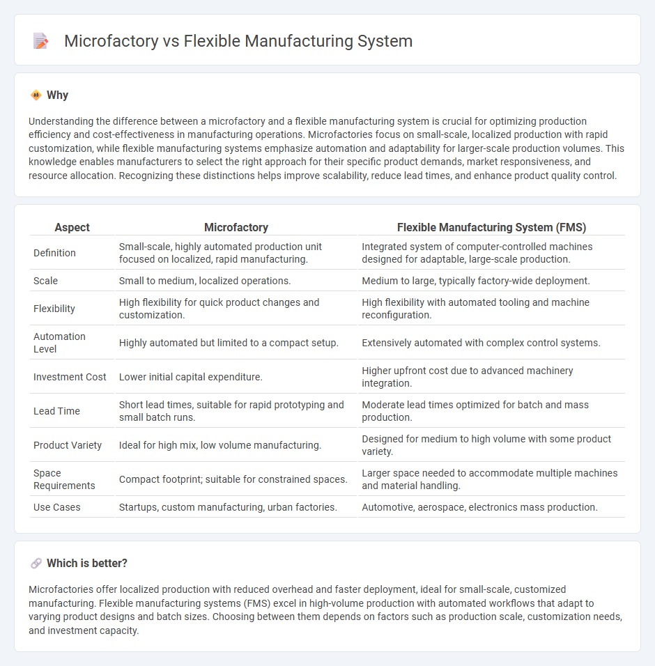 Microfactory vs Flexible Manufacturing System in Manufacturing