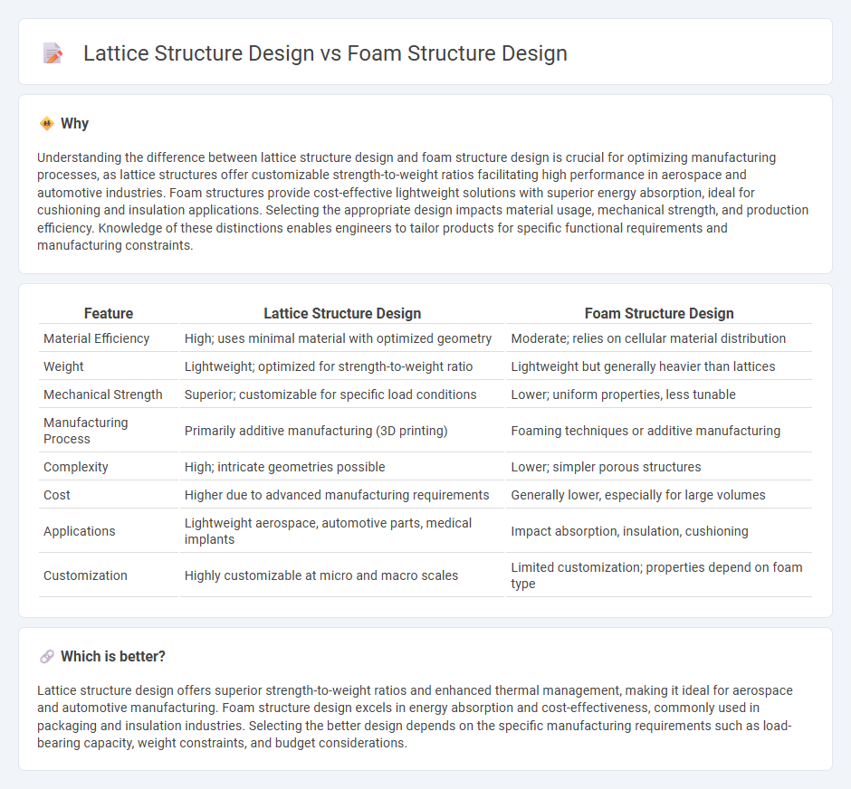 Lattice Structure Design vs Foam Structure Design in Manufacturing
