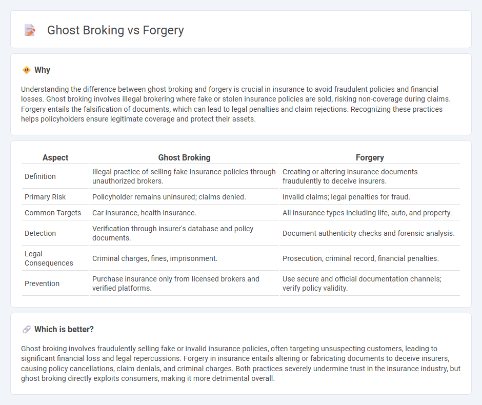 Ghost Broking vs Forgery in Insurance
