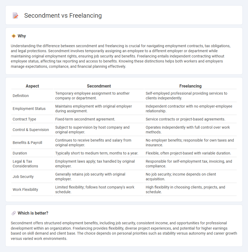 Secondment vs Freelancing in Employment