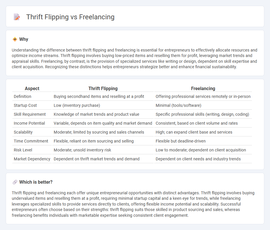 Thrift Flipping vs Freelancing in Entrepreneurship