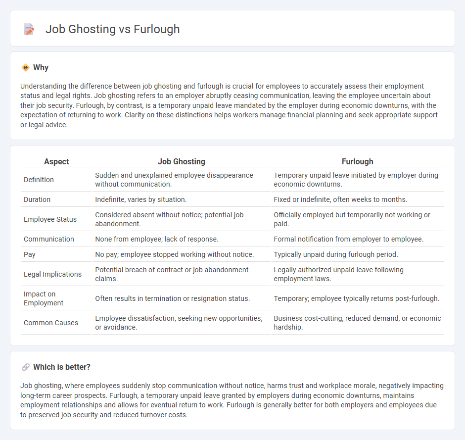 Job Ghosting vs Furlough in Employment
