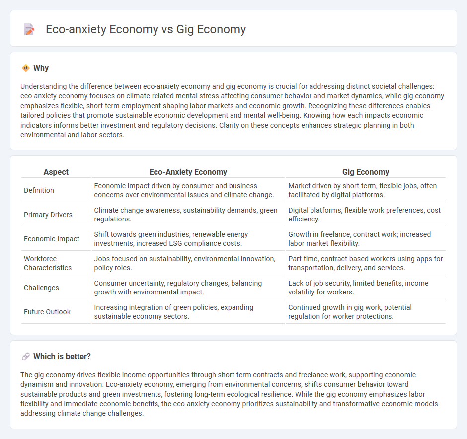 Eco-Anxiety Economy vs Gig Economy in Economy