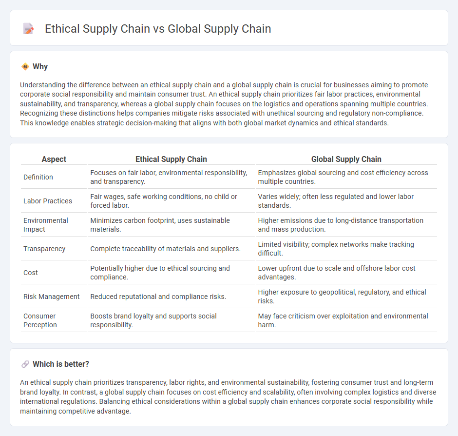 Ethical Supply Chain vs Global Supply Chain in Consulting