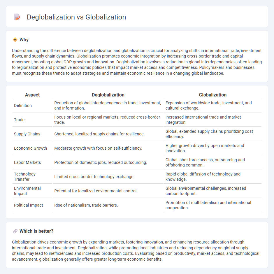 Deglobalization vs Globalization in Economy