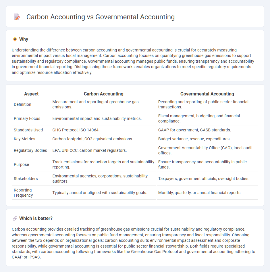 Carbon Accounting vs Governmental Accounting in Accounting
