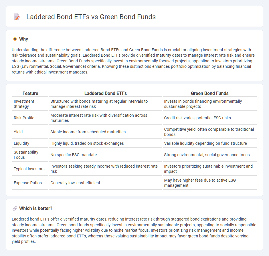 Laddered Bond Etfs vs Green Bond Funds in Finance