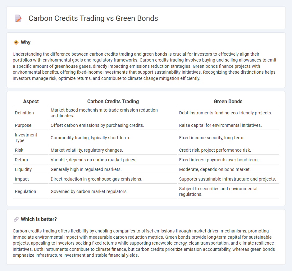 Carbon Credits Trading vs Green Bonds in Investment