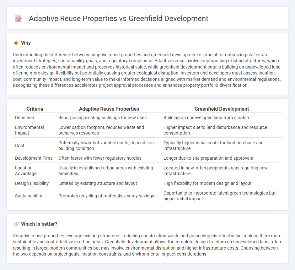 Adaptive Reuse Properties vs Greenfield Development in Real Estate