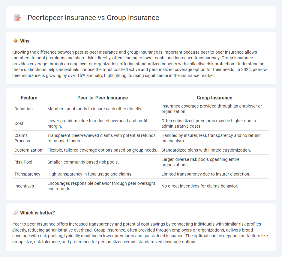 Peertopeer Insurance vs Group Insurance in Insurance