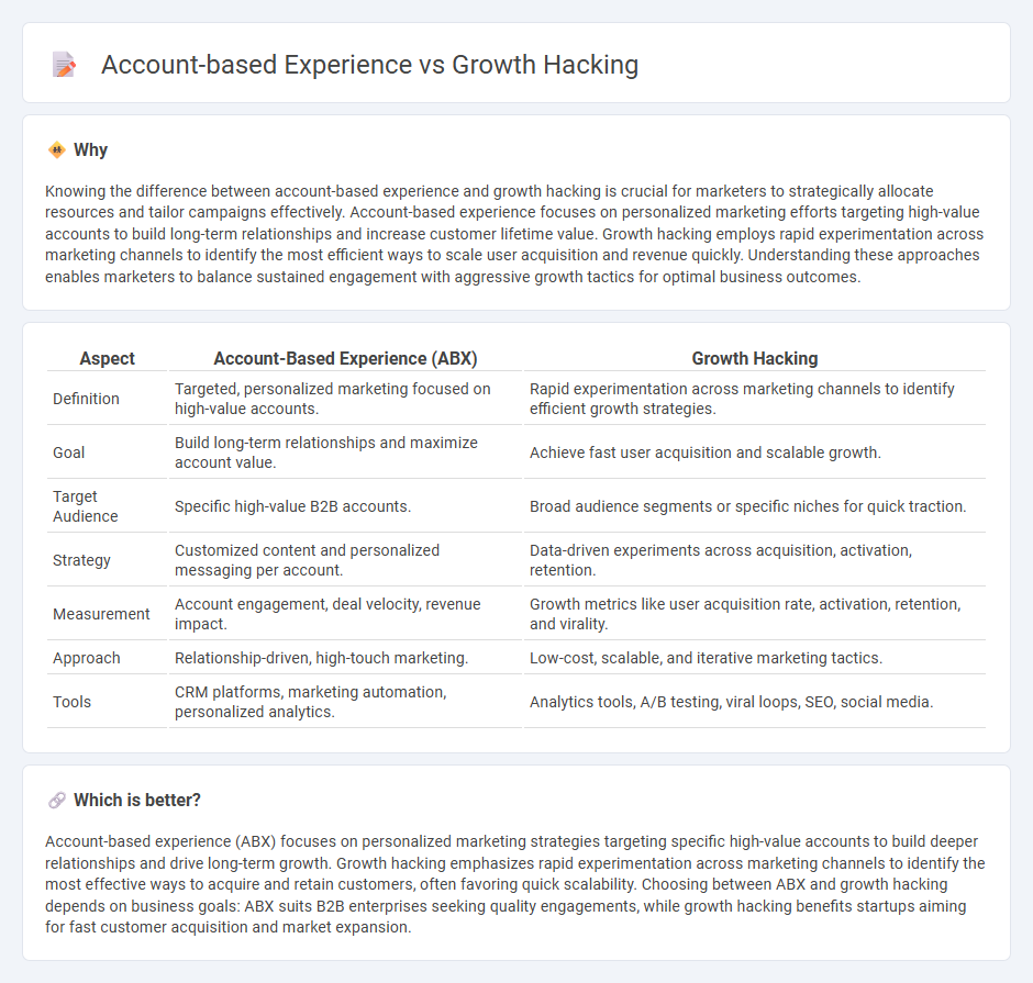 Account-Based Experience vs Growth Hacking in Marketing